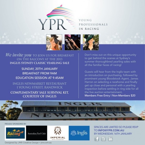 YPR INVITE - 2013 Inglis Classic Yearling