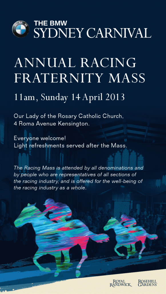 Annual Racing Fraternity Mass 2013